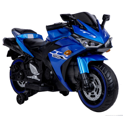 Kids Motorcycle,12V Motorcycle For Kids 3 4 5 6 Years Boys Girls 12v7ah Kids Motorcycle Ride On Toy With Training Wheels Manual Throttle Drive By Hand Lighting Wheels