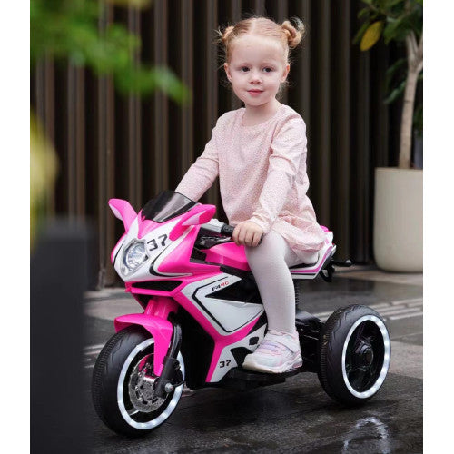 Plastic Red 6V Kids Electric Motorcycle Kids Toys Motorcycle Kids Electric Car Electric Ride On Motorcycle