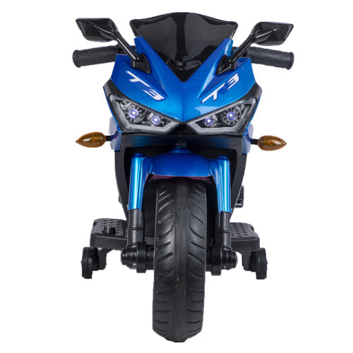 Kids Motorcycle,12V Motorcycle For Kids 3 4 5 6 Years Boys Girls 12v7ah Kids Motorcycle Ride On Toy With Training Wheels Manual Throttle Drive By Hand Lighting Wheels