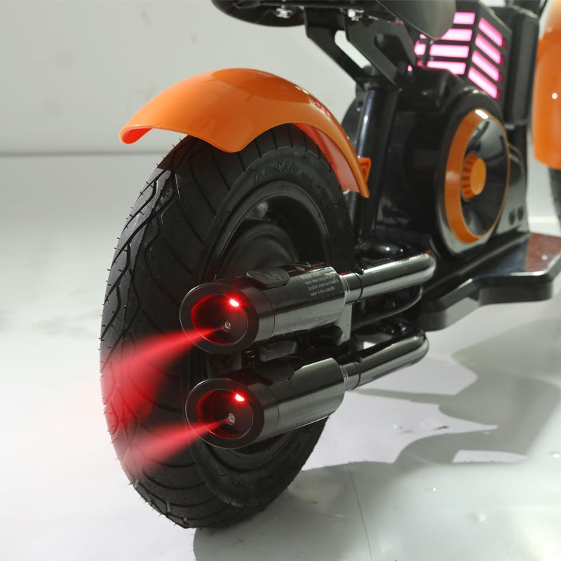 18V Kids 3 Speed Electric Bike & Electric Motorcycle - Lightweight Steel Frame Electric Motorcycle For Kids Over 3 Years Old