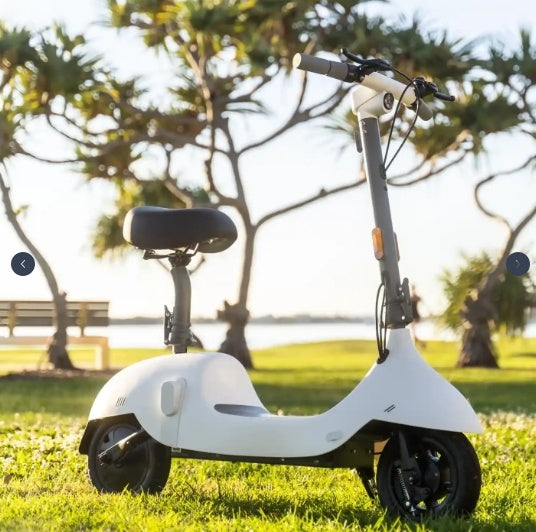 Seat Included  Ceetle  E-Scooter - Convertible Seat, 220lb Load, 18 Mi Range