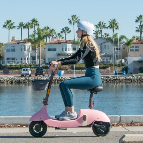 Seat Included  Ceetle  E-Scooter - Convertible Seat, 220lb Load, 18 Mi Range