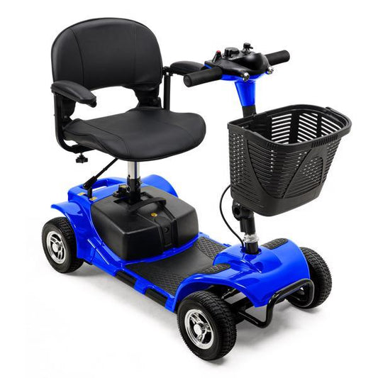 4-Wheel Mobile Scooter With Basket And Extended Battery