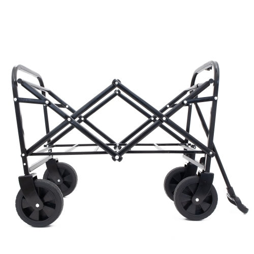 Minimeetall Extention ExCollapsible Foldable Wagon Cart Beach Wagon Heavy Duty Utility Cart Utility Wagon Grocery Cart For For Camping Shopping Sports Gardeing Fishing Supports 225lbs